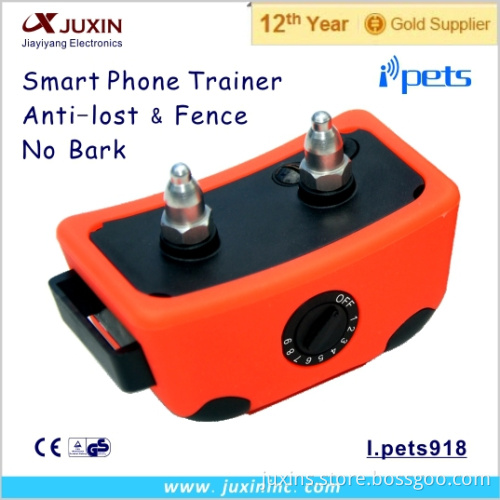 Vibration and shock e-fencing smart phone remote control collar